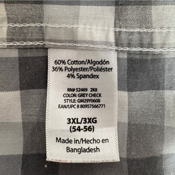 George Men's 3XL Button Down Long Sleeve Shirt - Picture 3 of 5